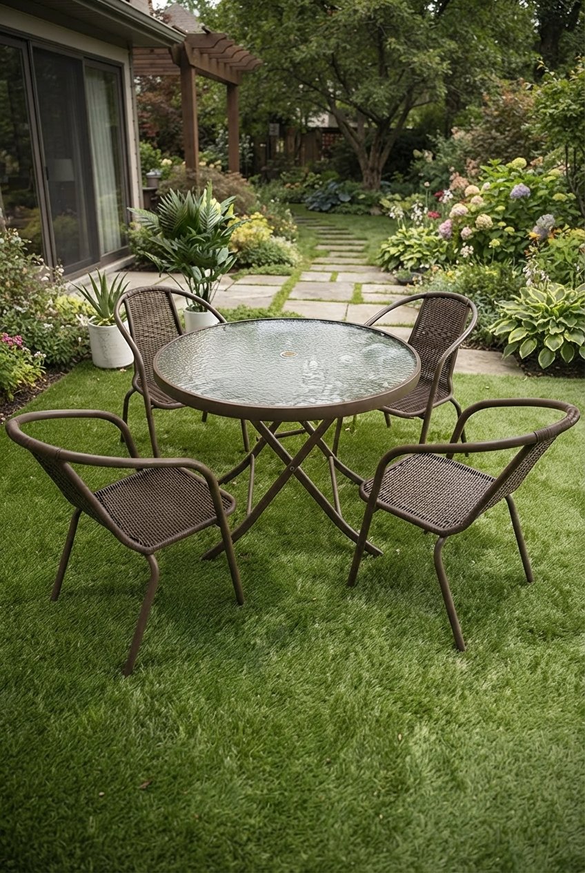Folding Patio Bistro Set