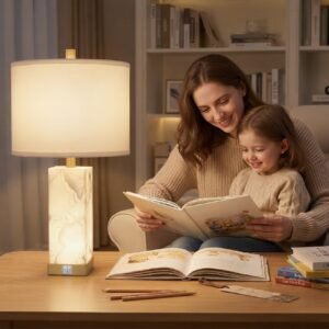 Alabaster Table Lamp Set of 2