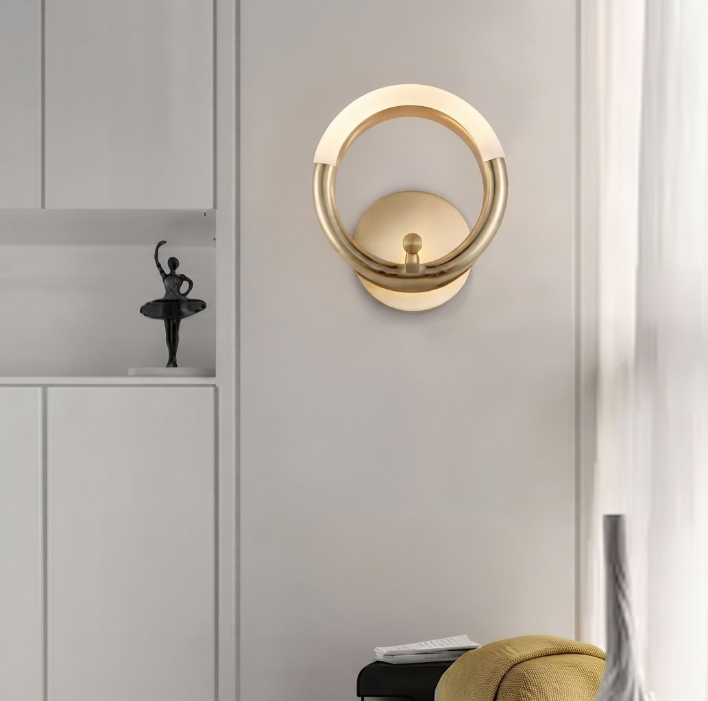 Nordic Iron & Acrylic LED Wall Sconce - Image 4