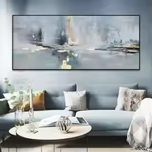 Abstract Oil Painting on Canvas - Image 4