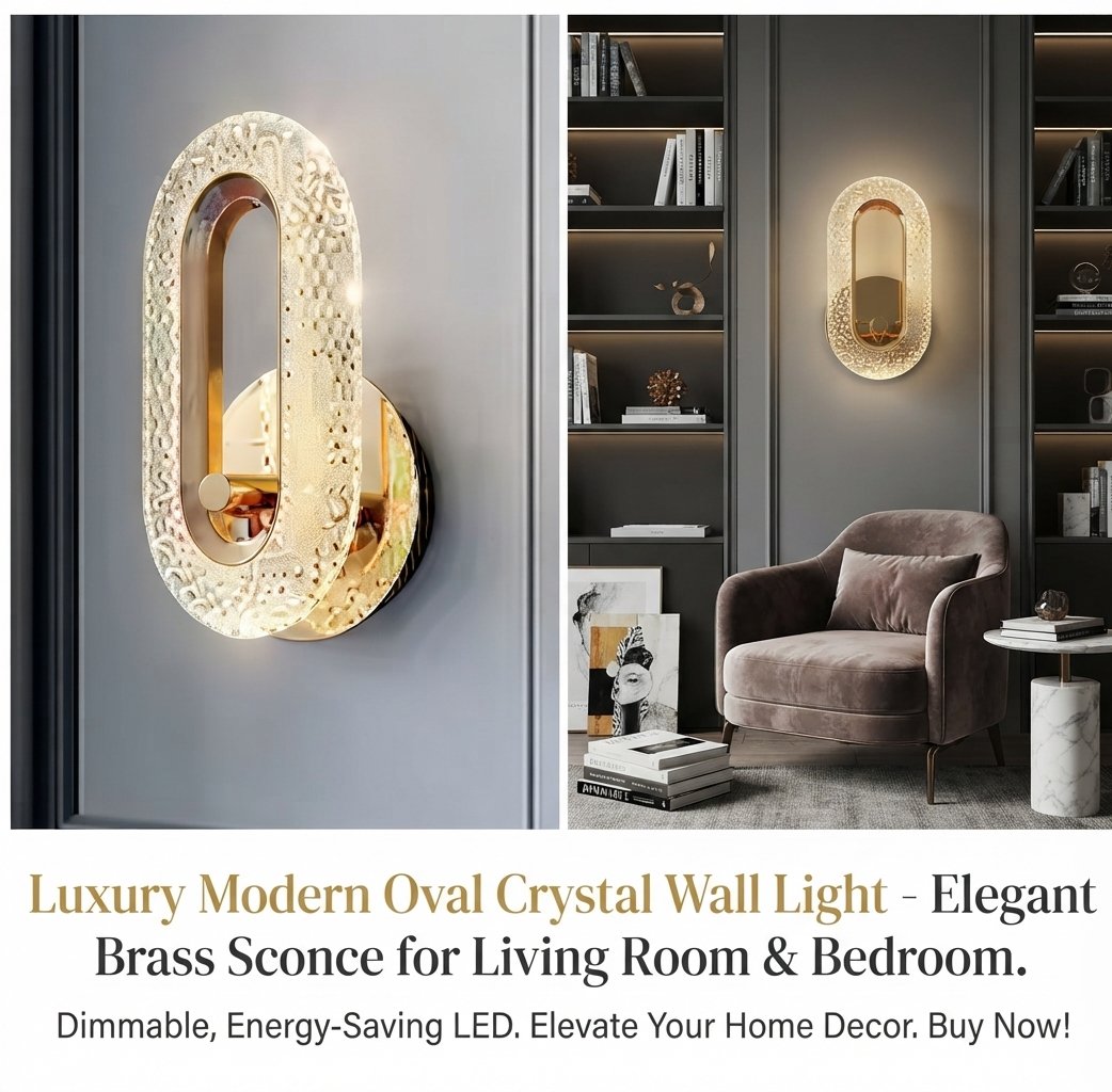 Nordic Iron & Acrylic LED Wall Sconce - Image 2