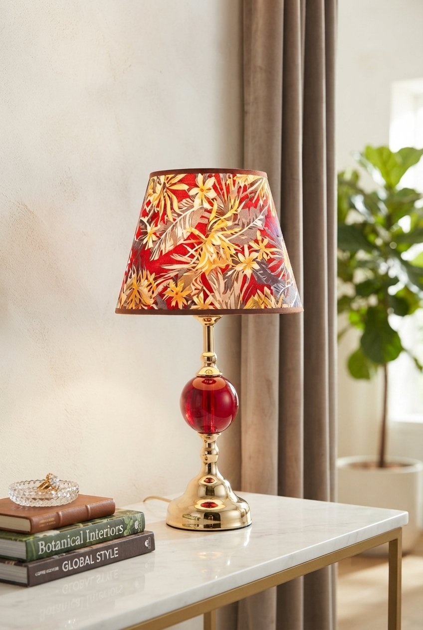 Retro Wrought Iron Bedside Lamp