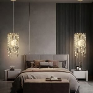 Round Crystal Pendant Light