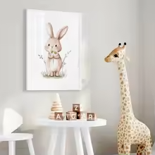 Bunny kite canvas wall art - Image 3