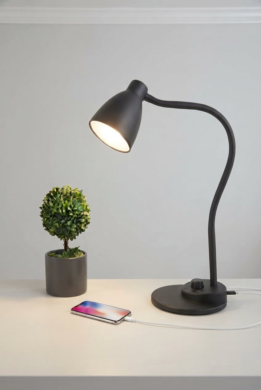Smart LED Desk Lamp with Auto-Dimming Sensor
