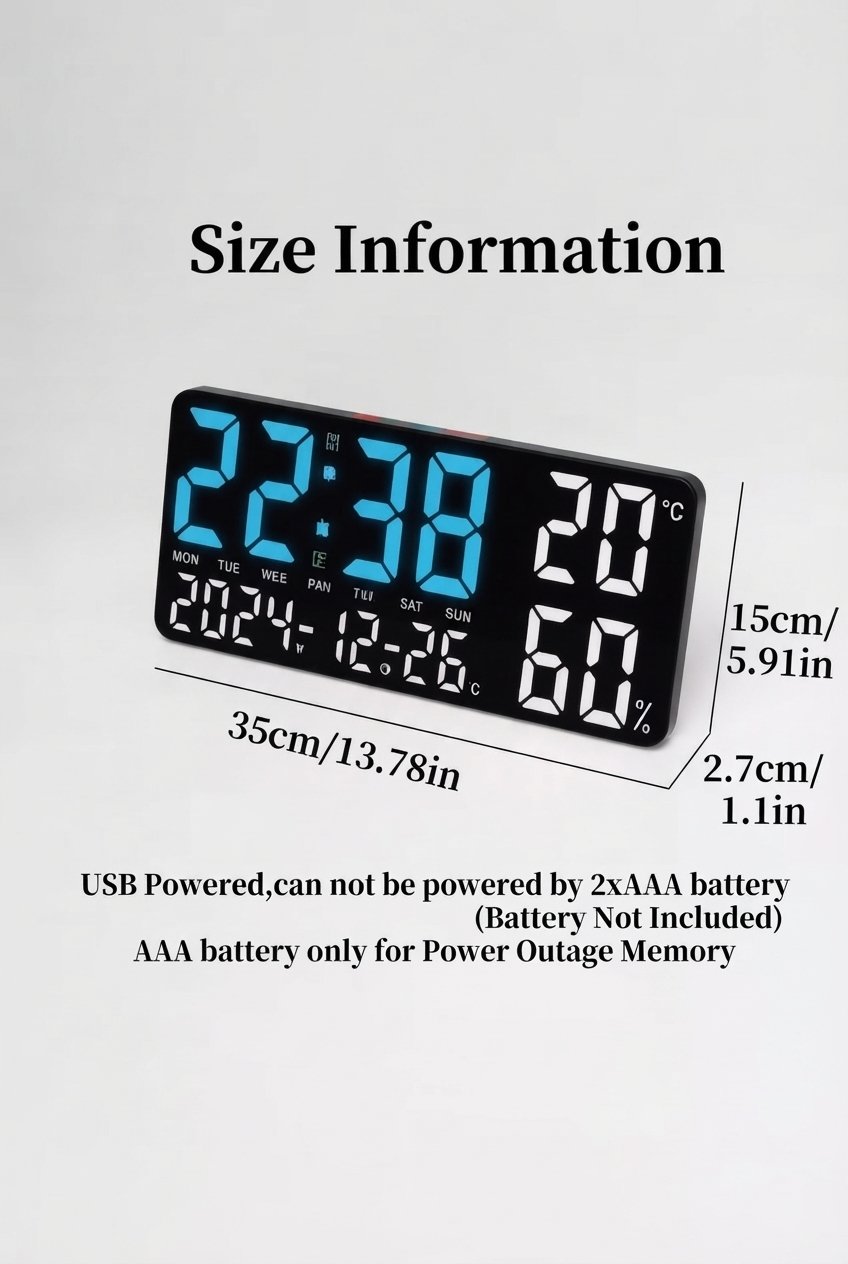 Silent Quartz Wall Clock - Image 2