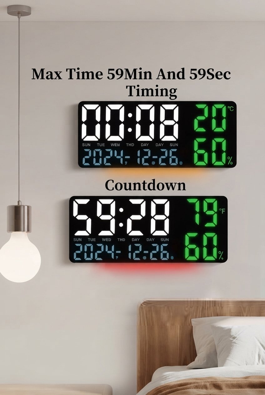 Silent Quartz Wall Clock - Image 3