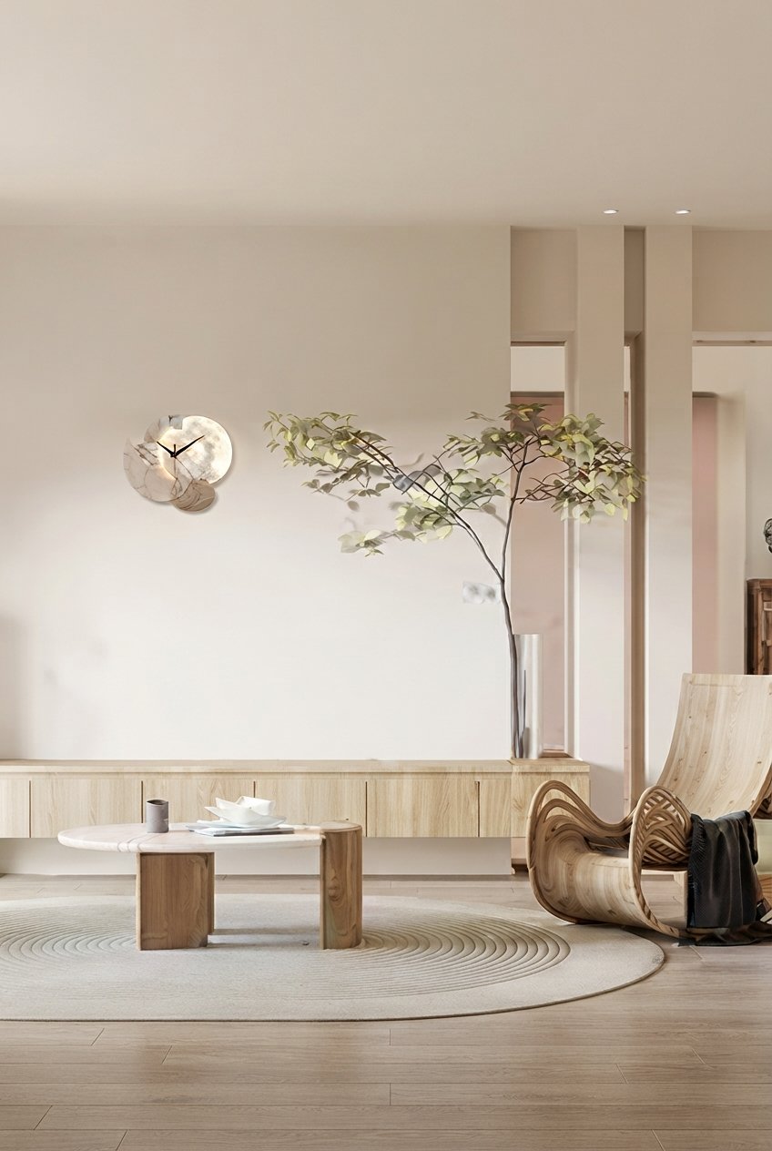 Silent Wall Clock Moon Design - Image 5