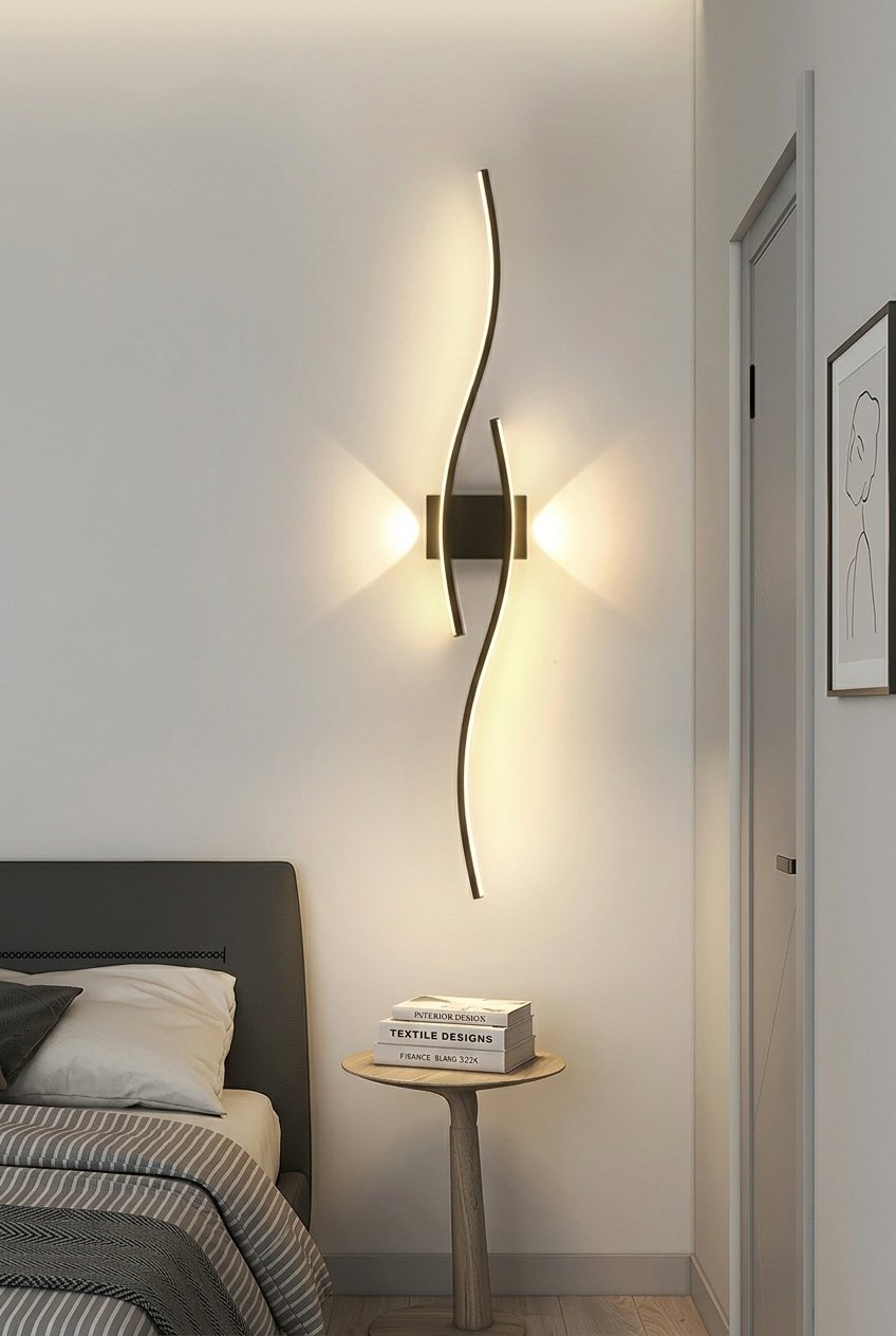 Modern LED Wall Lamp, Simple Wall Light for Living Room - Image 2